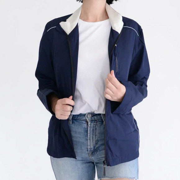 Vintage R&R Navy  Spring/ Fall Jacket Size Large - Picture 2 of 12